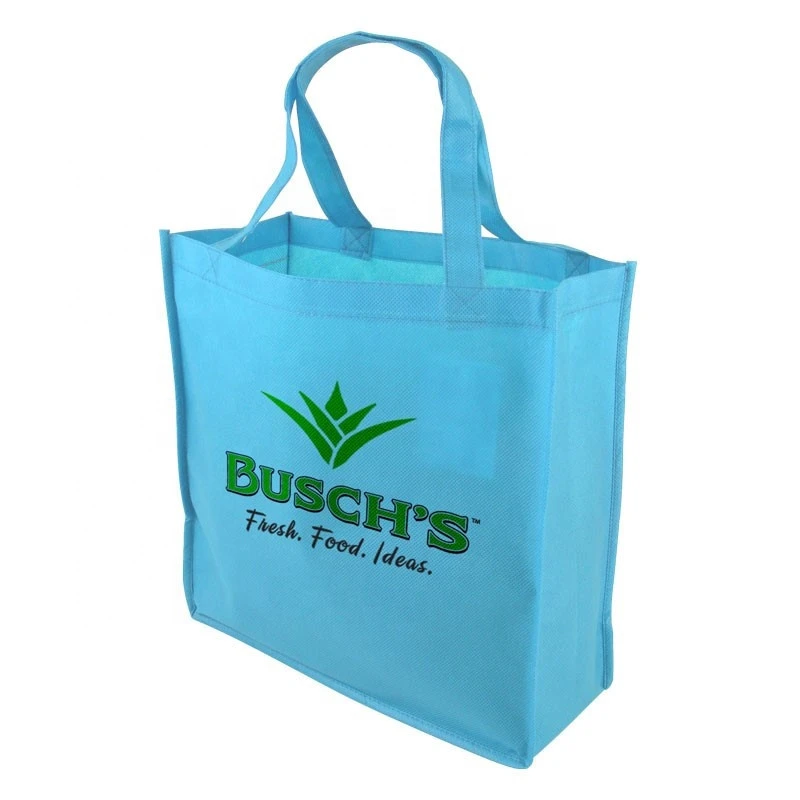 Eco Friendly Custom Recyclable Grocery Non Woven Shopping Bag Supermarket Tote Bag