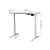 Import Economic Single Motor Uplift Height Adjustable Study Table Sit Stand Electric Lifting Office Desk White from China