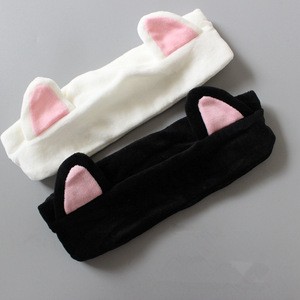 elastic towel kids animal cat ear headband bandana accessories fashion