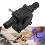 Electric Drill Pump Portable Mini Hand Self-priming Liquid Transfer Pumps Diesel Oil Fluid Water Pump Home Garden Outdoor Tool