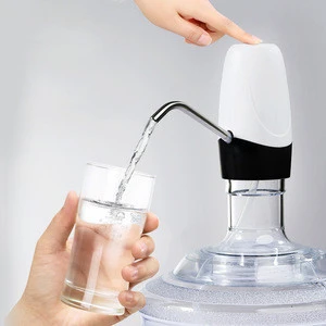 Electric rechargeable water dispenser pump kitchen household automatic drinking water bottle