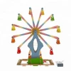 Electronic Belt Pulley Mini Wooden Ferris Wheel STEM Educational Toys