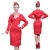 Import Elegant skirt suit flight airline hostess uniform fashion red airline uniform for women sexy stewardess uniform from China