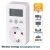 Import Energy Electricity Usage Watt Calculator Monitor Plug-in Power Consumption LED digital power energy meter from China