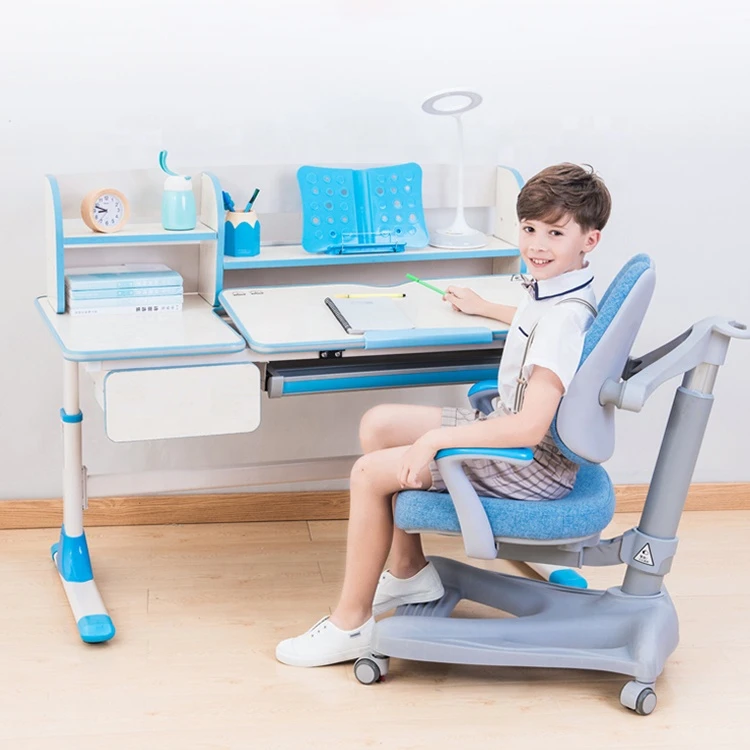 Environmental protection Non-toxic Adjustable Height Ergonomic Kids Study Table and Desk