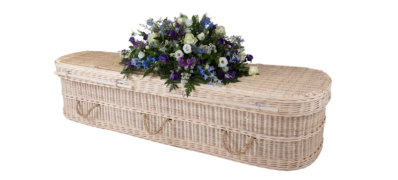 Environmental  Wicker Coffin Funeral Urns Natural Funeral Cremation Coffins and Caskets