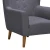 Import European Style Armchair,Accent Chairs for living room,Leisure Chair With Wood Leg from China