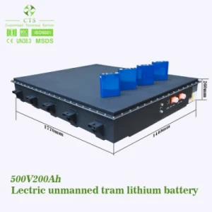 EV LiFePO4 500V 600V 100kwh 200kwh Li-ion Lithium Battery Pack for Electric Tractor Vehicle with Full BMS