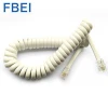 Export RJ11 Telephone line 4P4C telephone cords 2M telephone coild cord cables