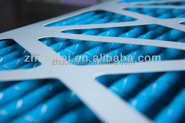Extended surface disposable panel pre air filter,primary filter,paper filter