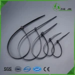 Factory Direct Black Color UV Resistant Nylon 66 Self-Locking Nylon Cable Ties Plastic Zip Ties