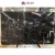 Import Factory direct cheap price river black granite slab marble belvedere nepal pakistani zebrino black and gold marble from China