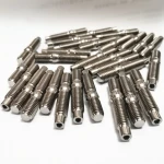 Factory Direct full thread Full teeth Full silk Double-headed titanium screw GR5 Titanium alloy