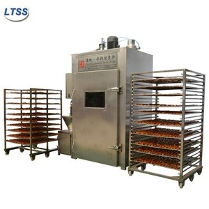Factory-direct products fish smoking machine / stainless steel meat smoke oven
