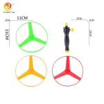 Factory direct sale plastic pull string outdoor toys flying saucer