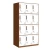 Import Factory Directly Supply Modern Design Office Furniture 12 Door Metal Wardrobe from China