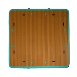 Factory Directly Supply Water Play Equipment Drop Stitch Inflatable Floating Yacht Air Dock