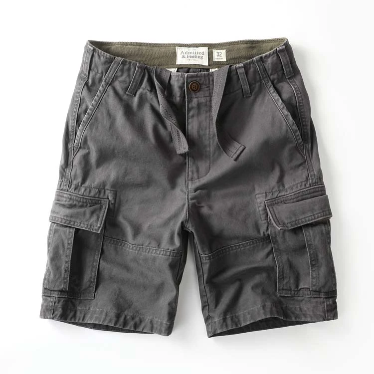 Factory outlet outdoor casual multi-pocket  camouflage cargo shorts