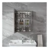 Factory Price Stainless Steel Waterproof Wall Mirror Cabinet Bathroom