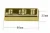 Factory produce customized OEM logo gold bar shaped usb stick 8gb 16gb pendrive gold custom usb flash drive