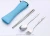 Import Factory sell travel flatware spoon fork chopstick sets with low price and cloth bag packing from China
