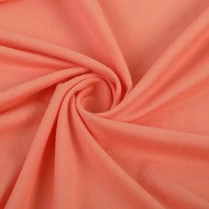 Factory Spot Milk Silk Single Side Brushed Knitted Stretch Lycra Fabric Cotton Feeling Casual Clothing Fabric