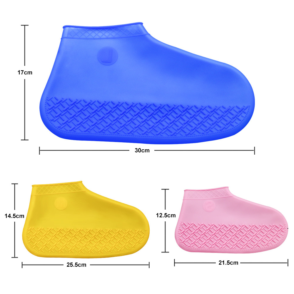 Factory suppliers Non-Slip Waterproof Silicone Boot and Shoe Covers, Reusable Rain Rubber Shoe