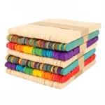 Factory wholesale disposable Unfinished Natural Customized ice cream stick Eco-Friendly wooden craft stick popsicle stick diy