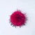 Import Factory wholesale raw or dyed large faux fox raccoon fur pom poms for beanie hats/faux fur pompom from China