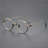 Factory Wholesales Ultralight Japan Pure Titanium Round Frame Optical Glasses Titanium Ip Glasses Frame For Men