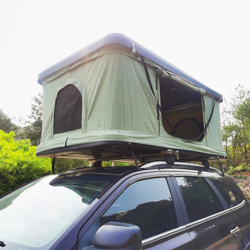 Family outdoor camping car roof top tents hard shell car roof top tent