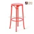 Import Famous Design High Bar Stool In Solid Steel Frame Metal Bent Wood Counter Restaurant Use Bar Stool from China
