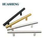 Fancy stainless steel cabinet furniture large concealed door handle t bar handle