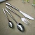 Import Fashion design hot sale elegant 304 Stainless Steel cutlery set dinner tableware knife spoon and fork set  coffee and tea spoon from China