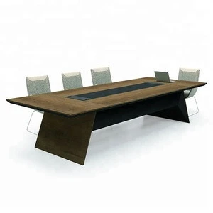 Fashion eco friendly wooden office conference table
