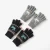Import Fashion snow gloves without fingers ski jacquard logo gloves men from China