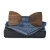 Import Fashion Wood Bow Tie Set Mens Gift Box Packaging Custom Wooden Bow Tie from China