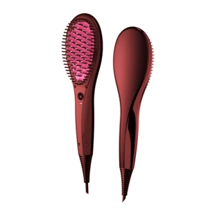 fast high quality new arrival steam styler hair straightener brush ceramic flat iron made in China