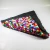 Import Felt Ball Cushion Cover - Multi Color Square from Nepal