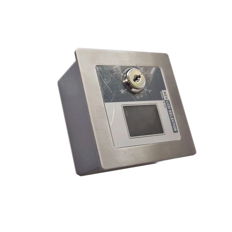 Five ranges key switch with LCD display screen for automatic door