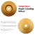 Import Flat Gold Wood Grinding Wheel angle grinder disc wood carving disc Sanding Abrasive tool from China