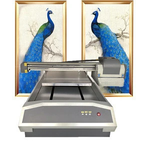 Flatbed 6090 UV Printer for Acrylic Metal Tiles Glass Printing