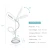 Import Flexible Office LED Desk Lamp Led with Smart Features Clock Alarm Date Temperature Adjustable  Table Lamp from China
