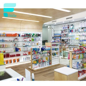 Focus New Design Pharmacy Store Equipment Store Shop Fitting Display Shelves For Retail