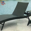 Folding Lounger Nap bed Metal chaise lounge with wheel Sling chair Recliner