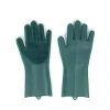 Food gloves Clean Dishes silicone Rubber Disposable Waterproof White Blue green