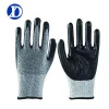 food grade kitchen used safety working multicolor hppe en388 anti cut resistant mitten gloves