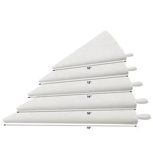 Food Grade Material 10 12 14 16 18 inch Pastry Bags Reusable Cotton Icing Piping Bags Cake Decorating Bags for Baking