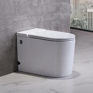 Foot flush electronic water closet back to wall ceramic bathroom tankless concealed tank cistern pulse toilet without water tank