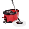 Foot Pedal Rotating Floor Mop with 2 Microfiber Mop-Heads